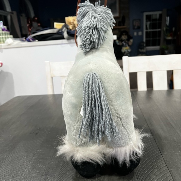 VINTAGE 1984 CABBAGE PATCH KIDS HORSE PONY CPK COLECO STUFFED ANIMAL PLUSH GREY - Picture 3 of 11